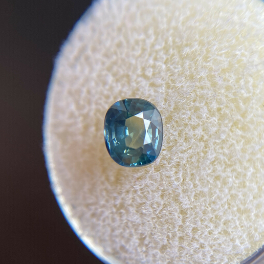 Fine 1.10Ct Blue Green Australian Sapphire Oval Cut Rare Gemstone 6.3x5.4mm