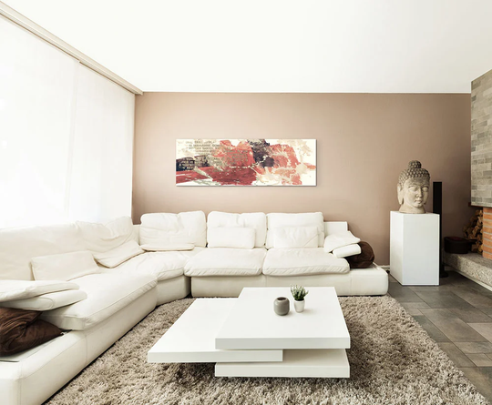 Panorama Abstract 542 Graphic Art Print on Canvas