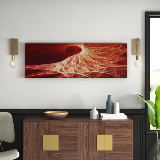 Enigma Panorama Abstract 1361 Graphic Art Print on Canvas