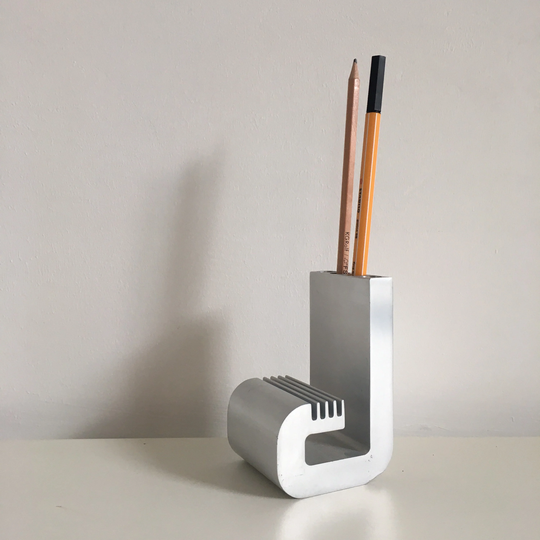 Pierre Vandel Pencil Holder/Pierre Cardin Seventies Space-Age