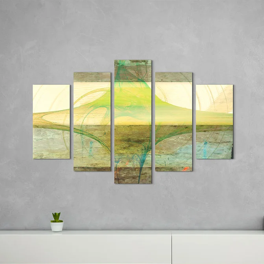 Enigma Sculpture Abstract 1074 Graphic Art Print Multi-Piece Image on Canvas