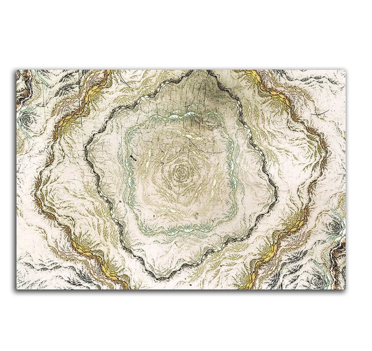 Enigma 474 Abstract Graphic Art Print on Canvas