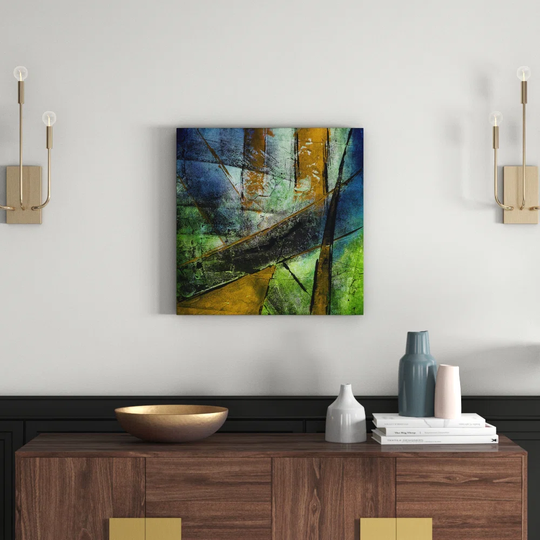 Enigma Abstract 982 Graphic Art Print on Canvas