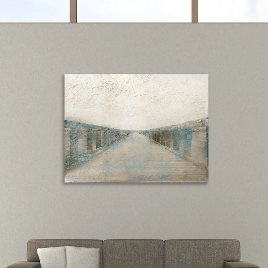 At the Pier by Kimberly Allen - Wrapped Canvas Graphic Art Print