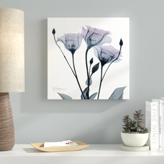 Midnight Gentian I - Wrapped Canvas Graphic Art Print