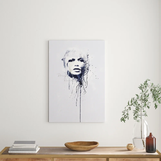 Enigma Brigitte Bardot Graphic Art Print on Canvas