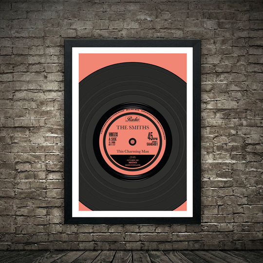 The Smiths - This Charming Man Vinyl Poster Print, Lyrics Print