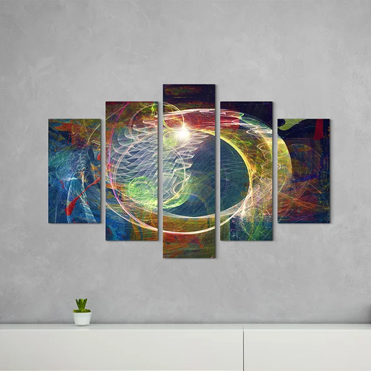 Enigma Sculpture Abstract 1033 Graphic Art Print Multi-Piece Image on Canvas