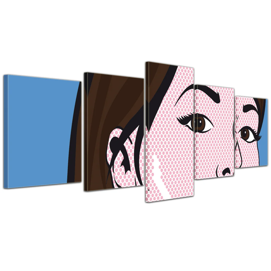Pop 5-Piece Graphic Art on Canvas Set