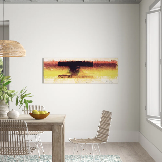 Enigma Panorama Abstract 140 Graphic Art Print on Canvas