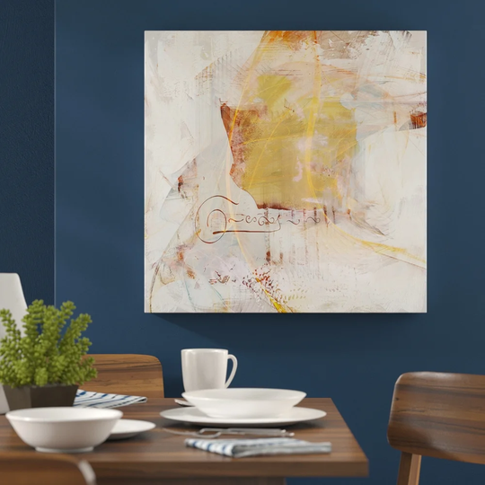 Abstract 780 Graphic Art Print on Canvas