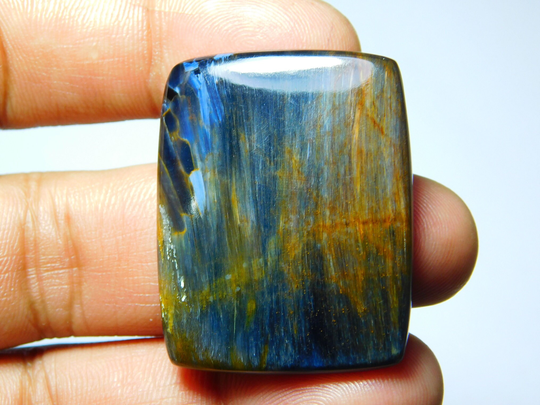 Aaa Rare Pietersite Gemstone, Natural Cabochon, Top Quality Loose Stone 69Cts.(38x30mm