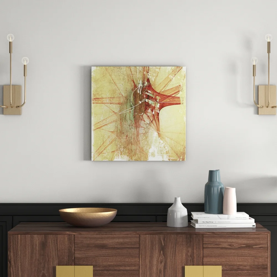 Enigma Abstract 704 Graphic Art Print on Canvas