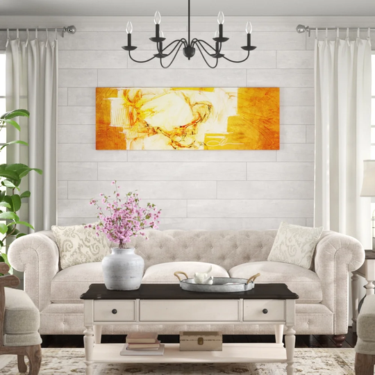 Enigma Panorama Abstract 110 Graphic Art Print on Canvas