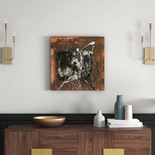 Enigma 854 Abstract Graphic Art Print on Canvas