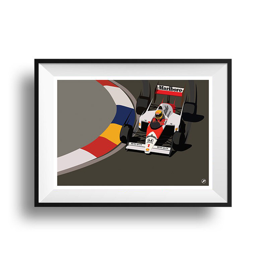F1 Ayrton Senna Mclaren Poster