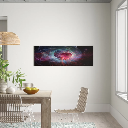 Enigma Panorama Abstract 1025 Graphic Art Print on Canvas