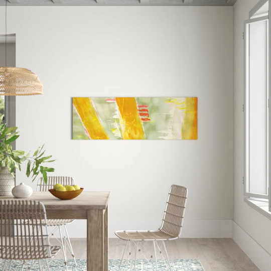 Enigma Panorama Abstract 859 Graphic Art Print on Canvas