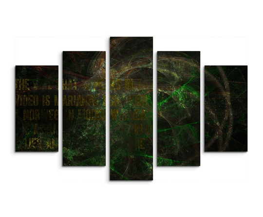 Enigma Sculpture Abstract 1010 Graphic Art Print Multi-Piece Image on Canvas