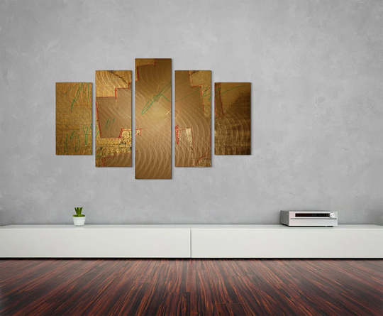 Enigma Scultpure Abstract 1271 Graphic Art Print Multi-Piece Image on Canvas