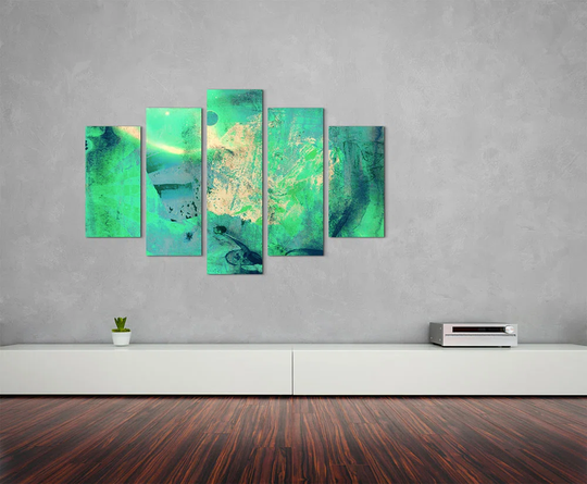 Enigma Abstract 961 Graphic Art Print Multi-Piece Image on Canvas