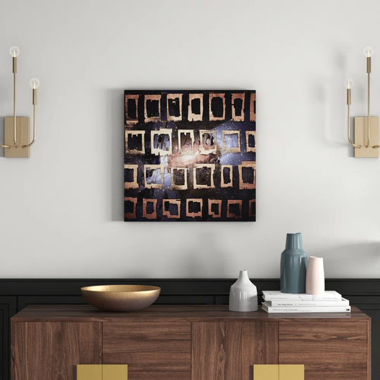 Enigma Abstract 819 Graphic Art Print on Canvas