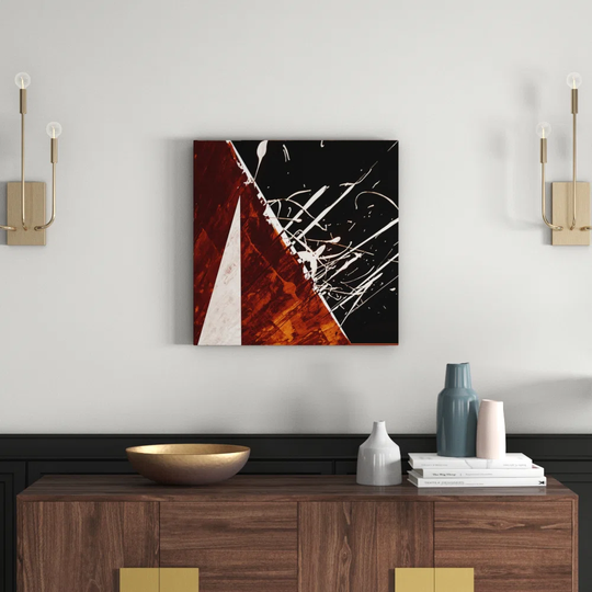 Enigma Abstract 699 Graphic Art Print on Canvas