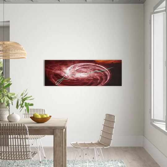 Enigma Panorama Abstract 1265 Graphic Art Print on Canvas