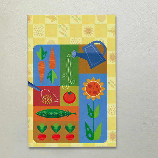 Gardening - Wrapped Canvas Graphic Art Print