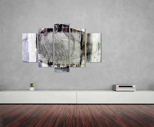 Enigma Scultpure Abstract 1322 Graphic Art Print Multi-Piece Image on Canvas