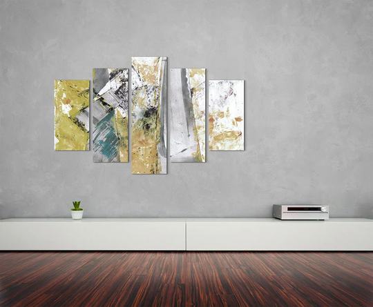 Enigma Abstract 733 Graphic Art Print Multi-Piece Image on Canvas