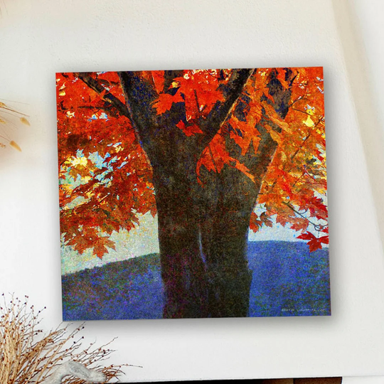 Brilliant Fall Maple I by Chris Vest - Wrapped Canvas Graphic Art Print