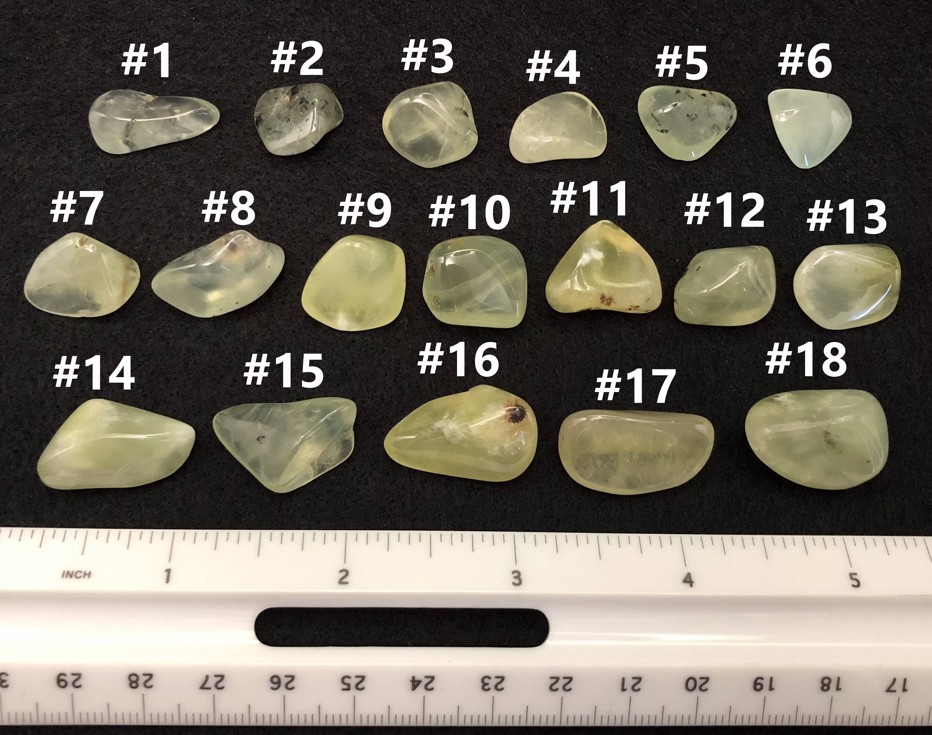Prehnite | Tumbled - Small Lot #1