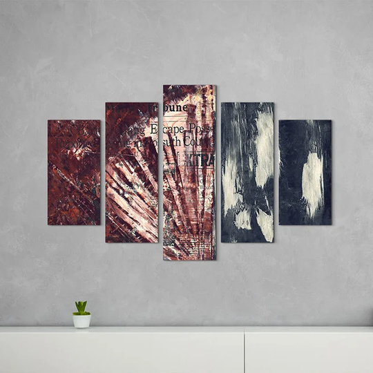 Enigma Abstract 856 Graphic Art Print Multi-Piece Image on Canvas