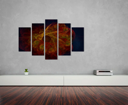 Enigma Scultpure Abstract 1166 Graphic Art Print Multi-Piece Image on Canvas