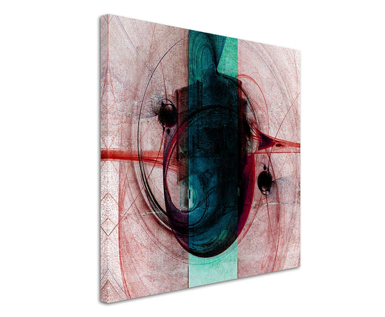 Enigma Abstract 1093 Graphic Art Print On Canvas