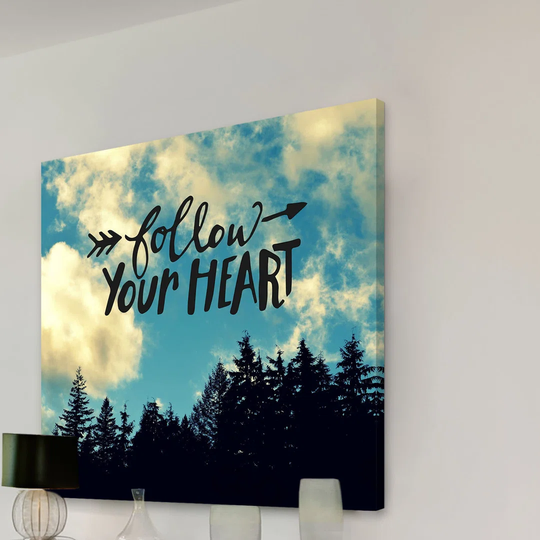 Follow Your Heart by Robert Dickinson - Wrapped Canvas Graphic Art Print