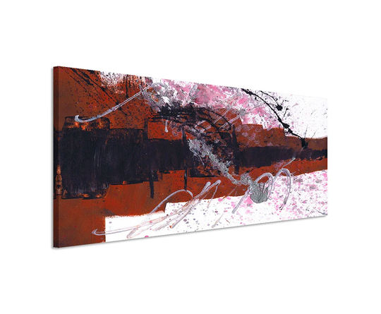 Enigma Panorama Abstract 925 Graphic Art Print on Canvas