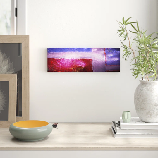 Enigma Panorama Abstract 1429 Graphic Art Print on Canvas