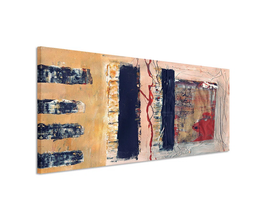 Enigma Panorama Abstract 550 Graphic Art Print on Canvas
