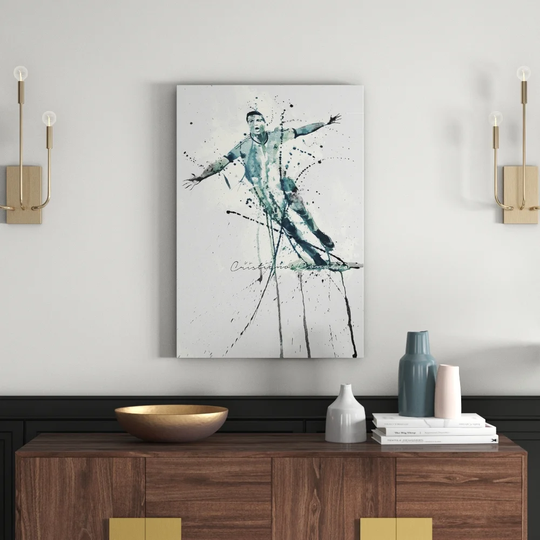 Enigma David Beckham II Graphic Art Print on Canvas