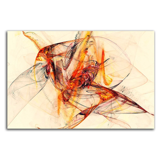 Abstract 276 Graphic Art Print on Canvas
