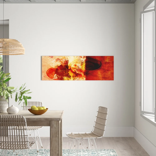 Enigma Panorama Abstract 784 Graphic Art Print on Canvas