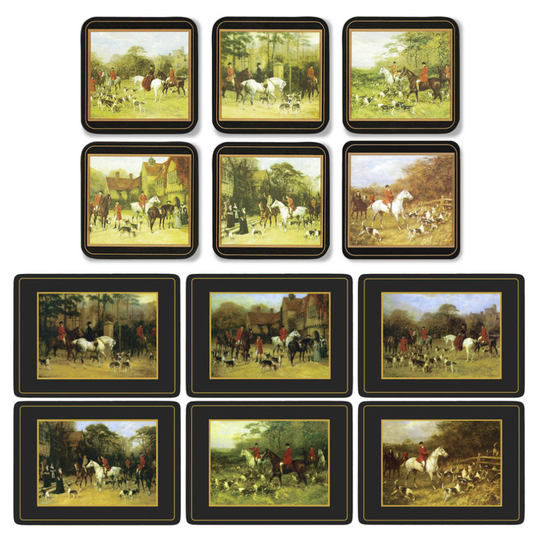 Pimpernel Tally Ho Placemats and Coasters Set of 6