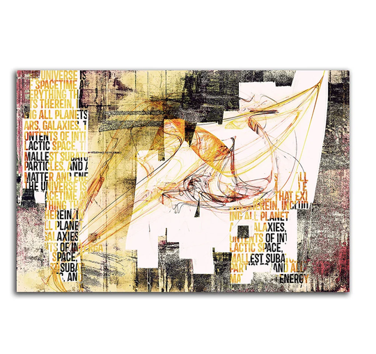 Enigma 246 Abstract Graphic Art Print on Canvas