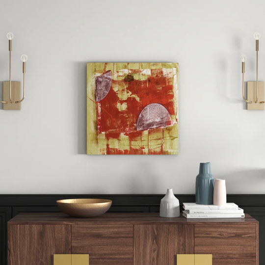 Enigma Abstract 737 Graphic Art Print on Canvas