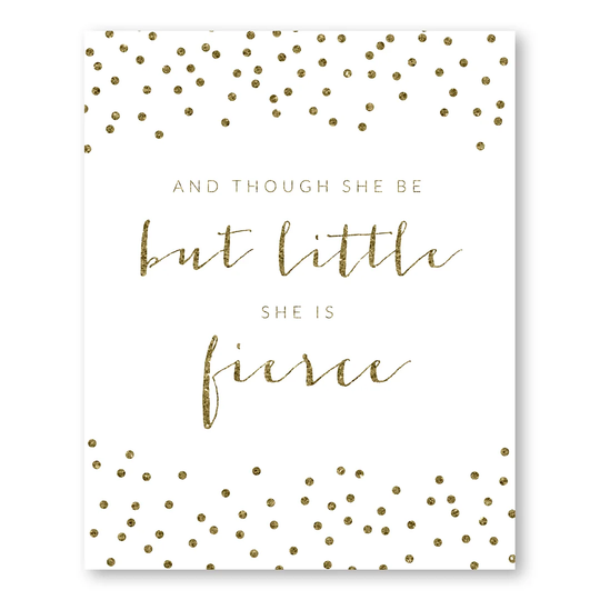 'Fierce Sparkle Confetti' - Graphic Art Print on Paper