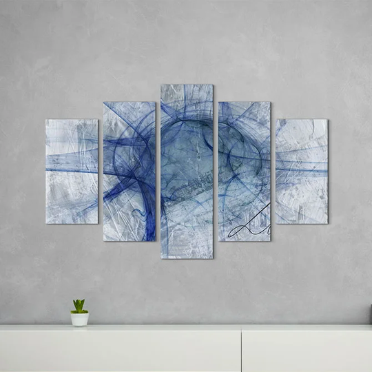 Enigma Scultpure Abstract 1263 Graphic Art Print Multi-Piece Image on Canvas