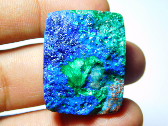 Rare Collection Of Very & Gorgeous Azurite Malachite Druzy High Quality Cabochon, Natural Loose Gemstone 83Cts.(33x25