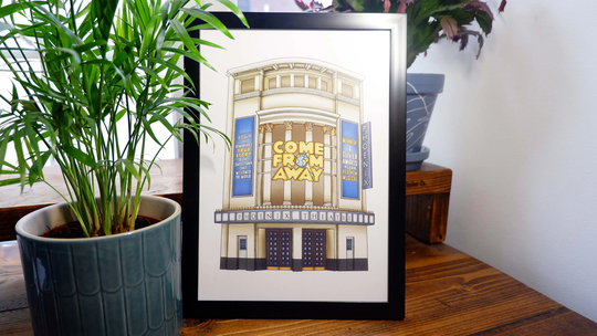 Come From Away West End Digital Art Print A4 A5 Phoenix Theatre London